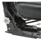 Asiento PVC negro con base suspensión mecánica