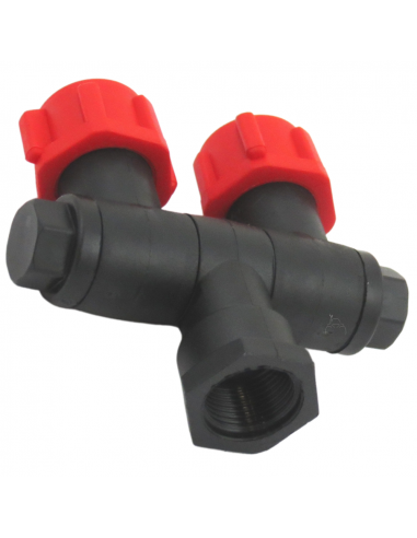 Portaboquilla Plástico Articulado 3/8" Simple con Tuerca