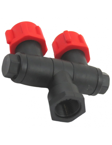 Portaboquilla Plástico Articulado 3/8" Simple con Tuerca