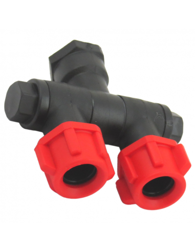 Portaboquilla Plástico Articulado 3/8" Simple con Tuerca