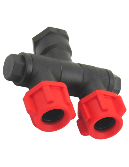 Portaboquilla Plástico Articulado 3/8" Simple con Tuerca