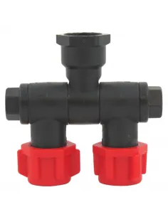 Portaboquilla Plástico Articulado 3/8" Simple con Tuerca