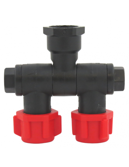 Portaboquilla Plástico Articulado 3/8" Simple con Tuerca