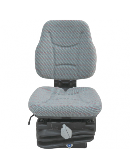 Asiento de tela gris suspensión mecánica