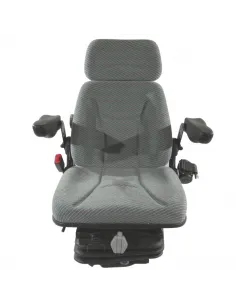 Asiento tela con base suspensión mecánica 200 giratorio