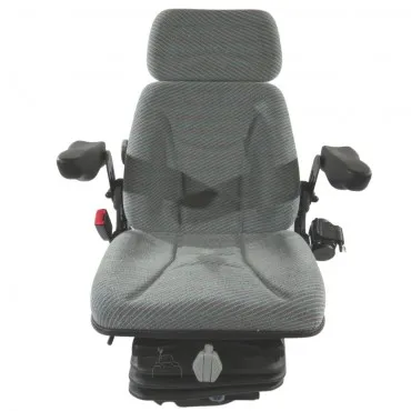 Asiento tela con base suspensión mecánica 200 giratorio