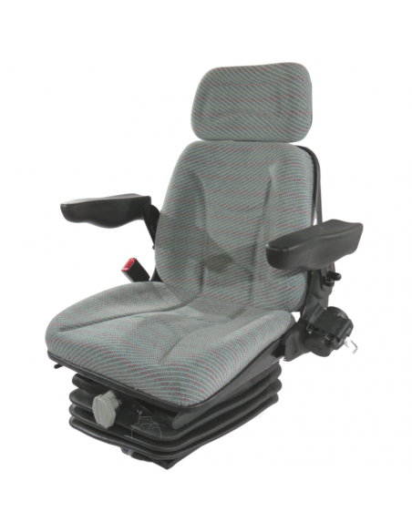 Asiento tela con base suspensión mecánica 200 giratorio