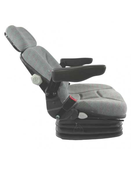 Asiento tela con base suspensión mecánica 200 giratorio