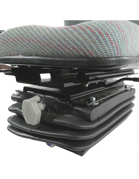 Asiento tela con base suspensión mecánica 200 giratorio