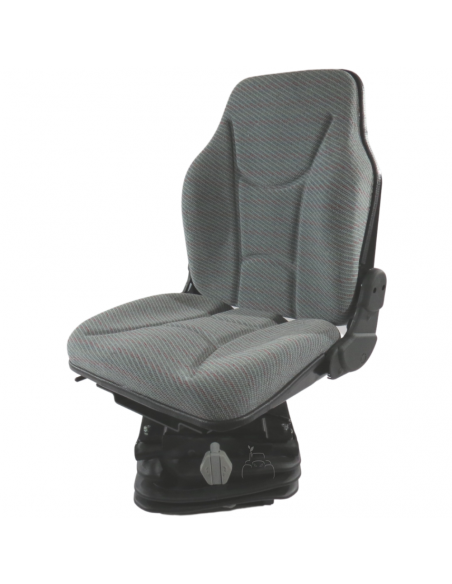 Asiento tela con base suspensión mecánica 200 giratorio