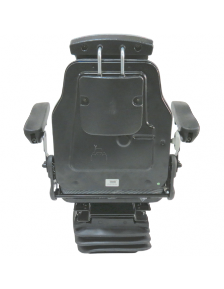 Asiento lujo suspensión mecánica y base giratoria