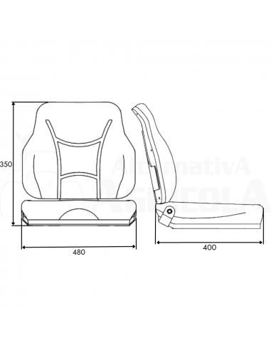 CUBETA RM450 PVC NEGRO