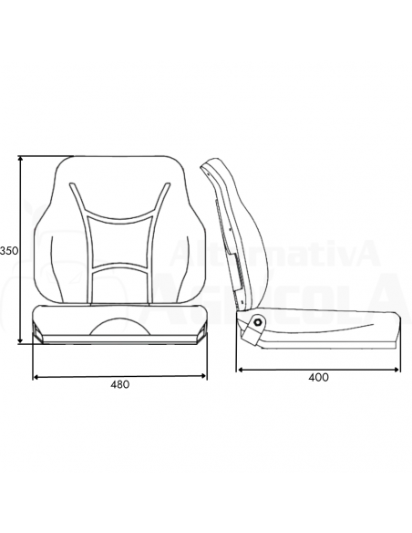 CUBETA RM450 PVC NEGRO