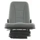 Asiento neumático 12V base 210 con respaldo alto en tela