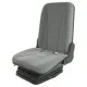 Asiento neumático 12V base 210 con respaldo alto en tela