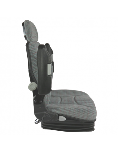 Asiento suspensión neumática 12V base 210 con brazos regulables