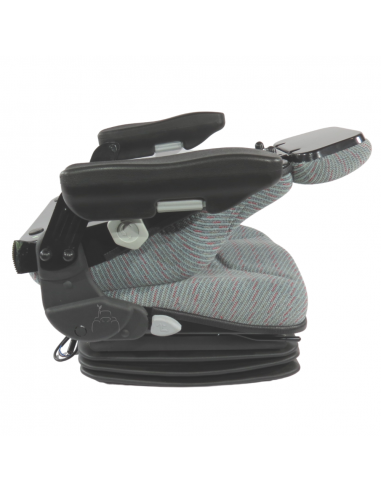 Asiento suspensión neumática 12V base 210 con brazos regulables