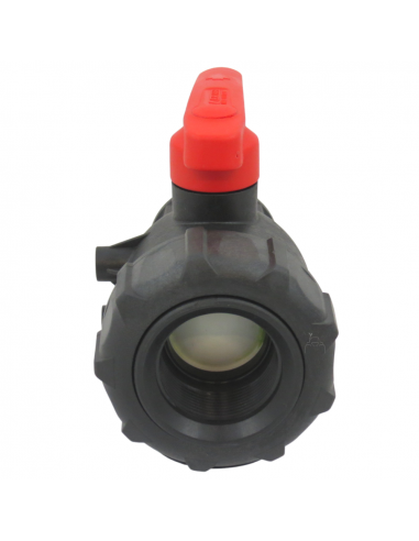 Válvula de bola 3 vías de flujo interrumpido 1"1/4