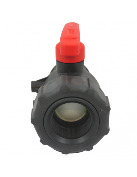 Válvula de bola 3 vías de flujo interrumpido 1"1/4