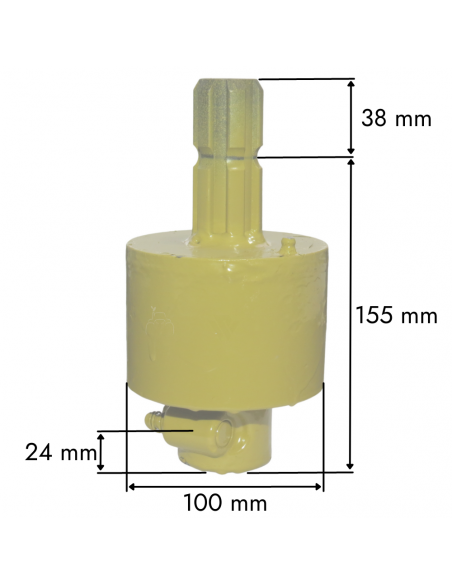 Rueda libre macho y hembra Z6 1"3/8 3800Nm