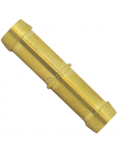 Empalme latón espiga 12mm para manguera fumigación