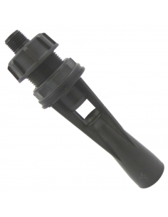 Agitador hidráulico inspeccionable sin codo