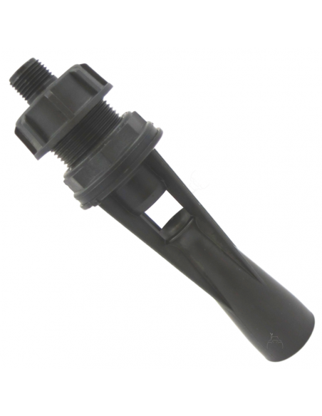 Agitador hidráulico inspeccionable sin codo