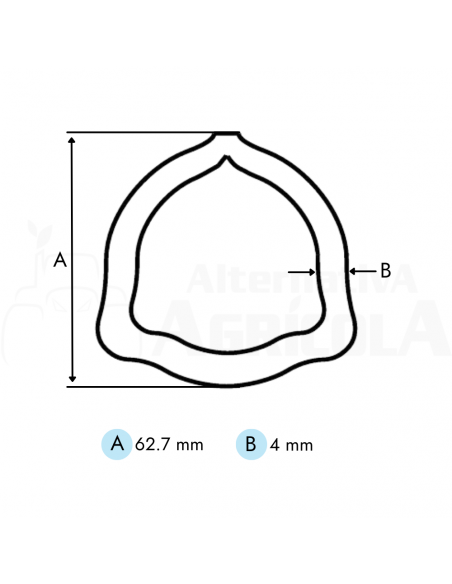 Tubo triangular Cat 8 exterior de 1 metro para transmisiones