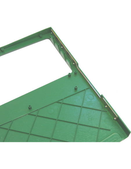 Tapa chapa lateral derecha capó tractor John Deere S 5015, 6000, 6010