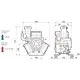 Bomba fumigación 3 membranas de alta presión Comet APS41