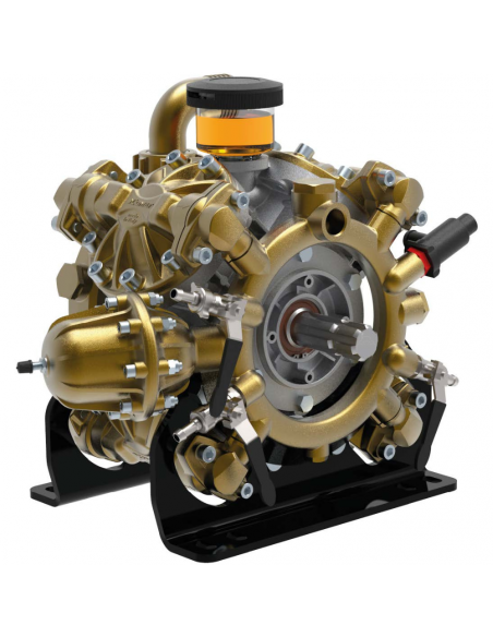 Bomba fumigación 4 membranas de alta presión Comet IDS1701