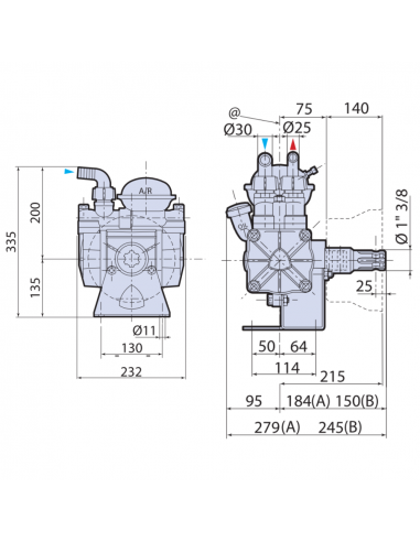 Bomba fumigación Annovi Reverberi AR 70 BP/C