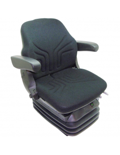 Asiento Grammer Máximo Black Edition neumático compresor 12v MSG 95G/721 - Tela