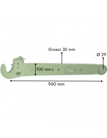 Juego barras paralelas con enganches rápidos tractor John Deere S/6000