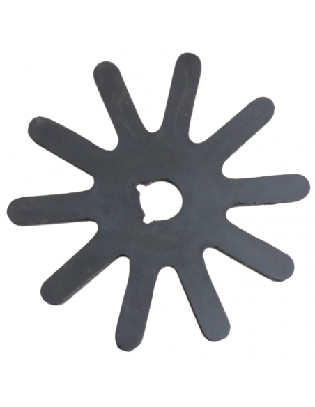 Estrella Lona Peladora de 10 Puntas x 205mm para Máquinas Estupiña 5000-6 para Dedos Largos