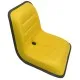 Asiento de PVC amarillo