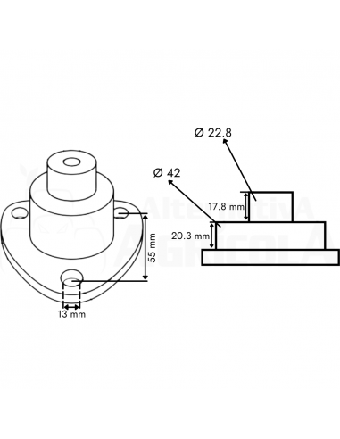 Pivote de giro L40036