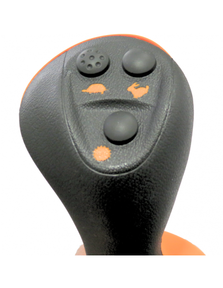 Empuñadura mango palanca velocidad liebre y tortuga