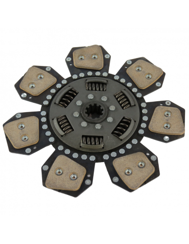 Disco embrague 7 palas cerametálico flexible tractor John Deere