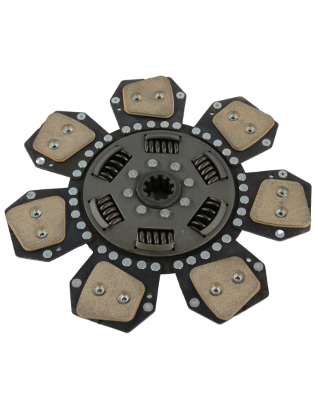 Disco embrague 7 palas cerametálico flexible tractor John Deere