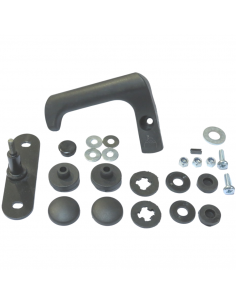 Conjunto completo cerradura cristal trasero tractor John Deere