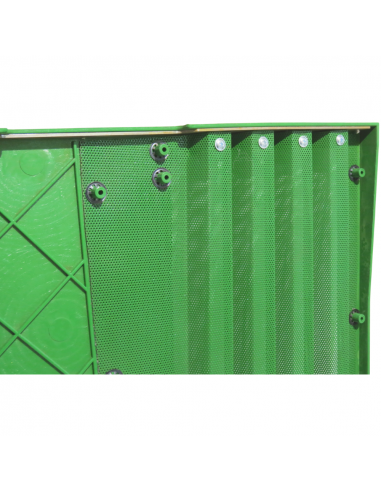 Tapa chapa lateral izquierda con rejilla capó tractor John Deere S 5015, 6000, 6010