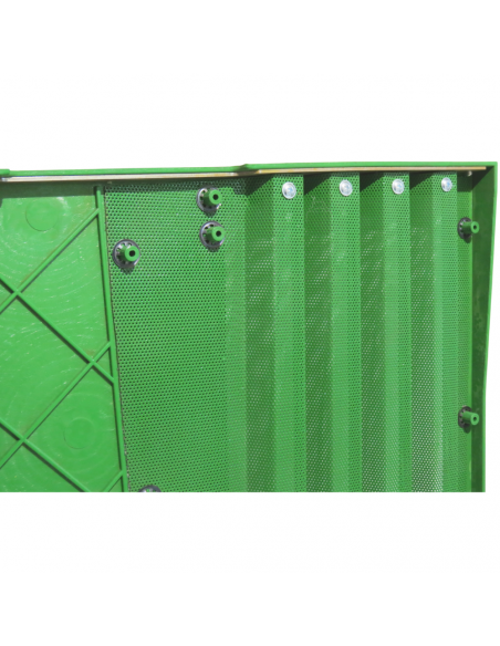 Tapa chapa lateral izquierda con rejilla capó tractor John Deere S 5015, 6000, 6010