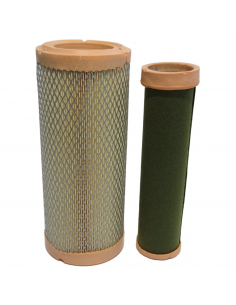 Kit juego filtros aire interior y exterior diferentes marcas y modelos de tractor