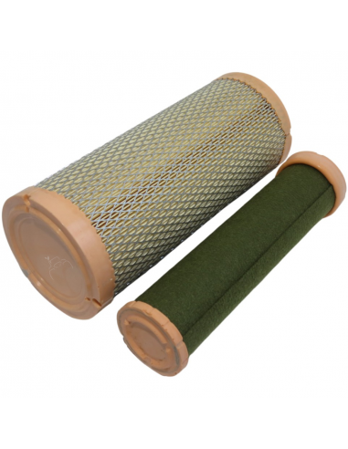 Kit juego filtros aire interior y exterior diferentes marcas y modelos de tractor
