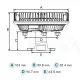Embrague viscoso ventilador tractor Massey Ferguson diferentes modelos