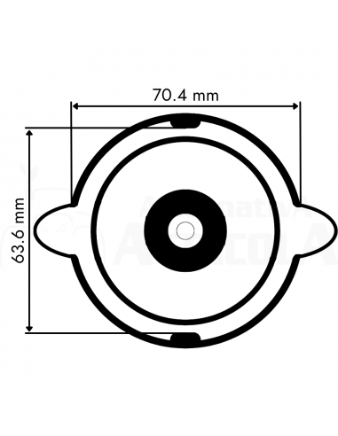 Tapón depósito de gasoil tractor Massey Ferguson