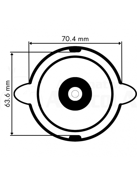 Tapón depósito de gasoil tractor Massey Ferguson