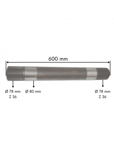 Eje Elevador Para Anillos Elásticos Tractos John Deere