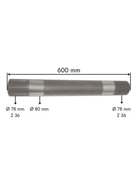 Eje Elevador Para Anillos Elásticos Tractos John Deere